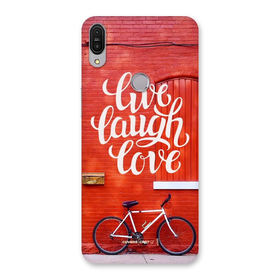 Live Laugh Love Back Case for Zenfone Max Pro M1