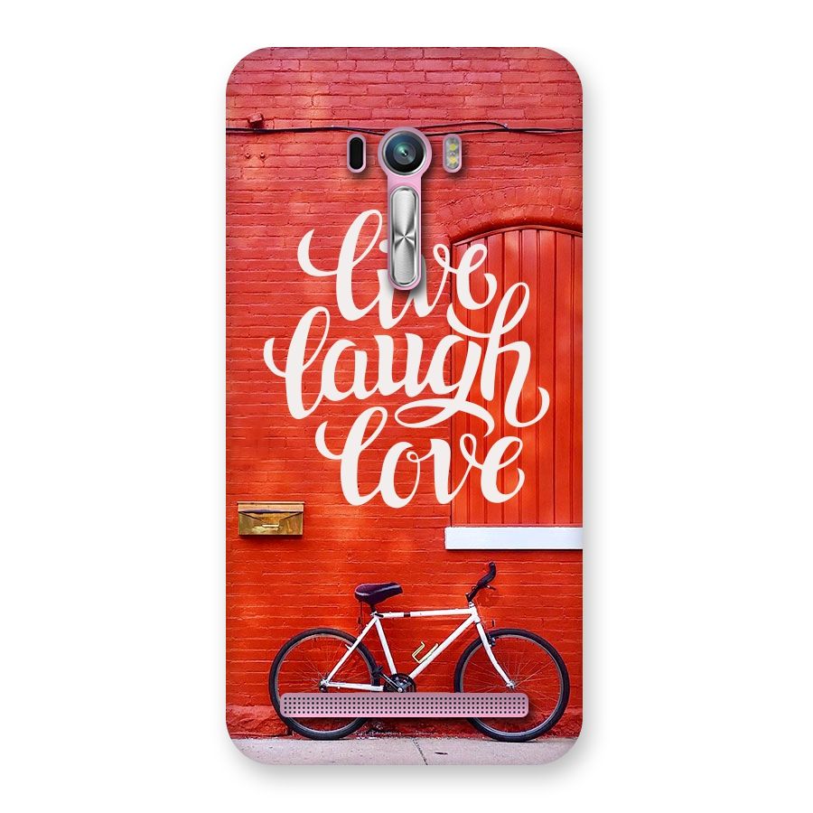 Live Laugh Love Back Case for Zenfone Selfie