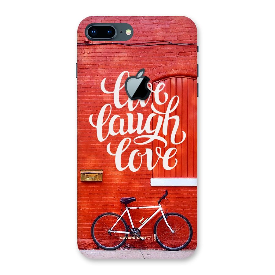Live Laugh Love Back Case for iPhone 7 Plus Apple Cut