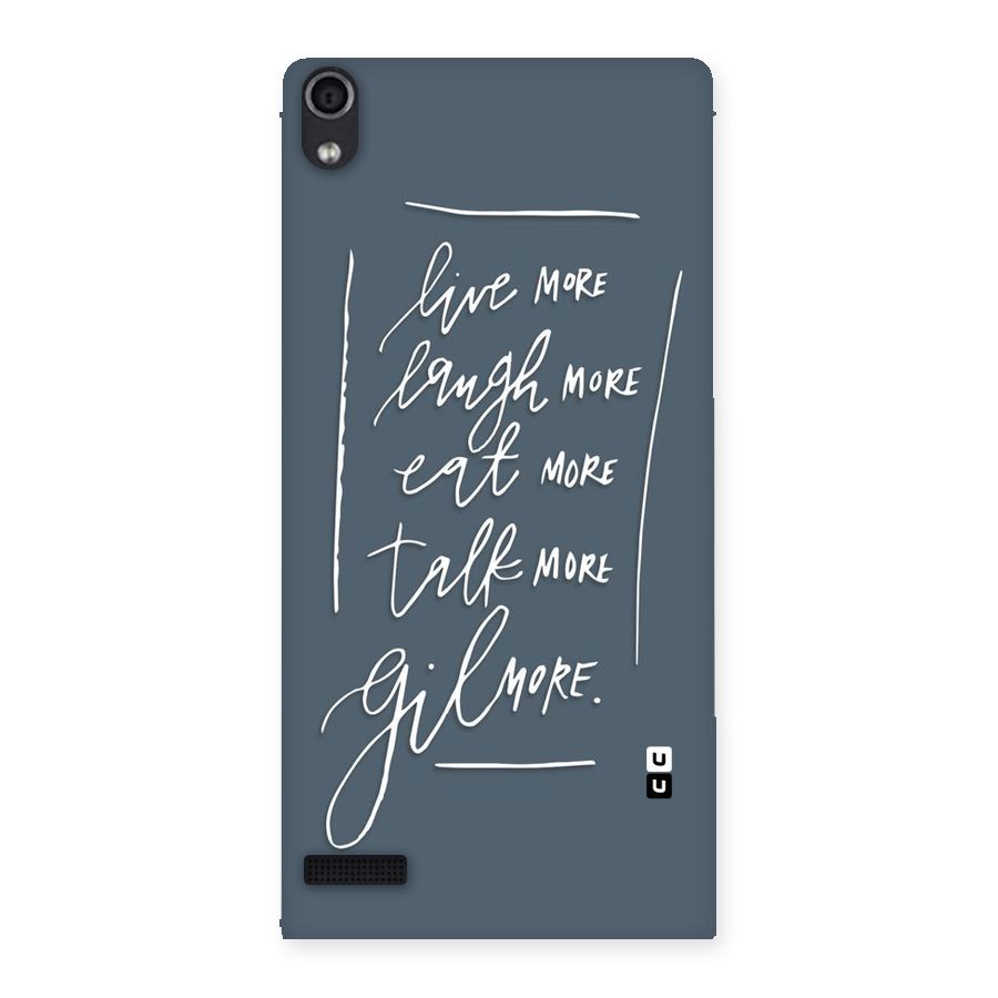 Live Laugh More Back Case for Ascend P6