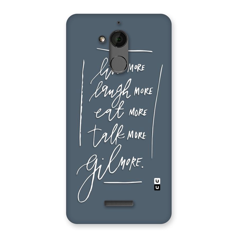 Live Laugh More Back Case for Coolpad Note 5