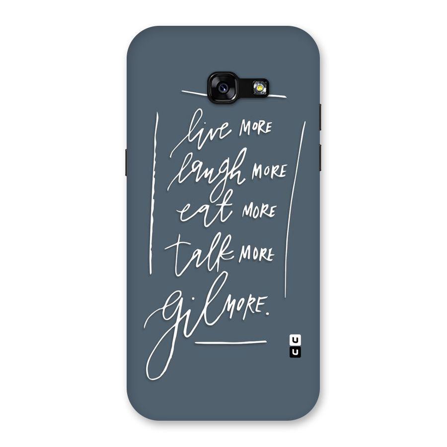 Live Laugh More Back Case for Galaxy A5 2017