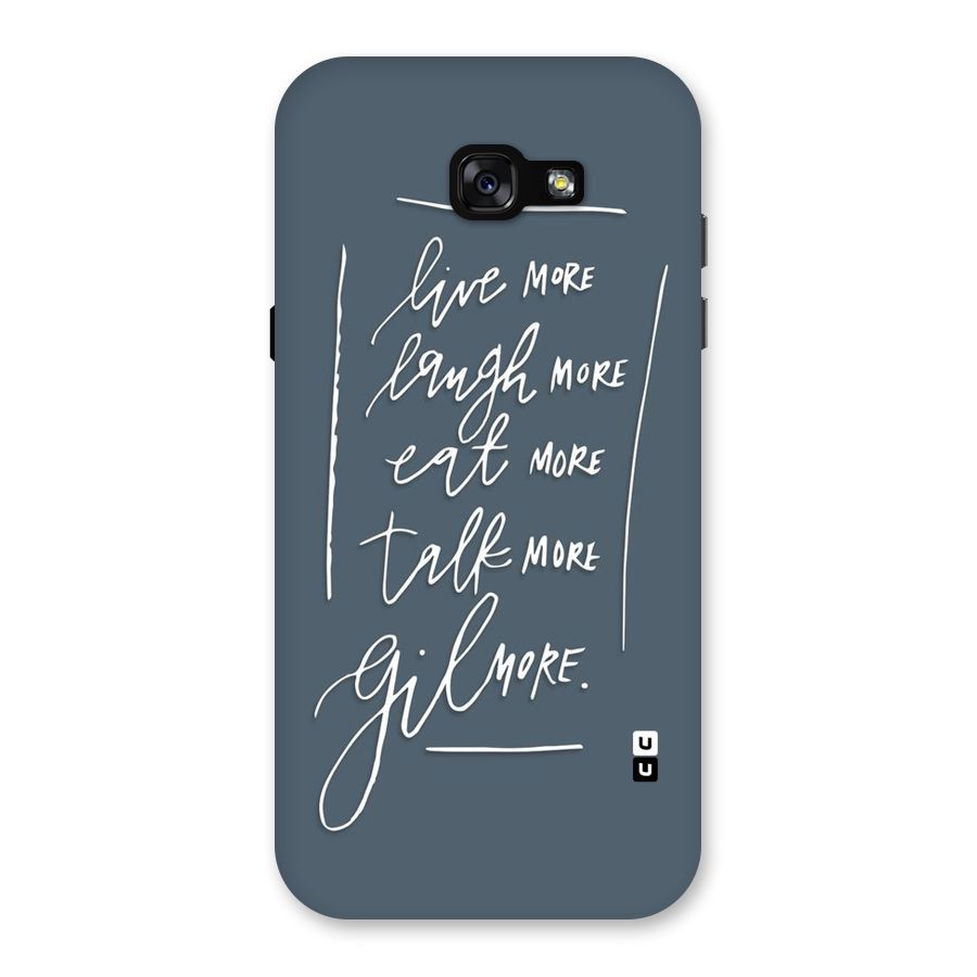 Live Laugh More Back Case for Galaxy A7 (2017)
