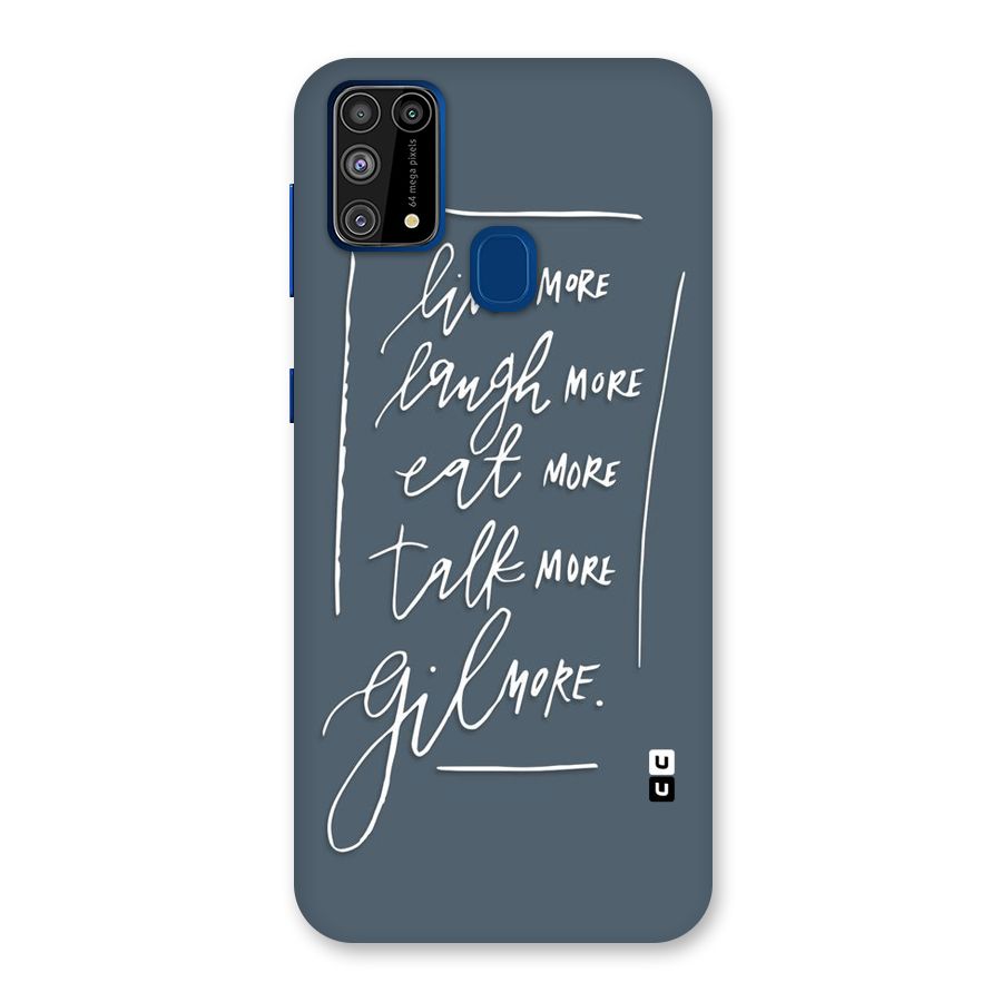 Live Laugh More Back Case for Galaxy F41