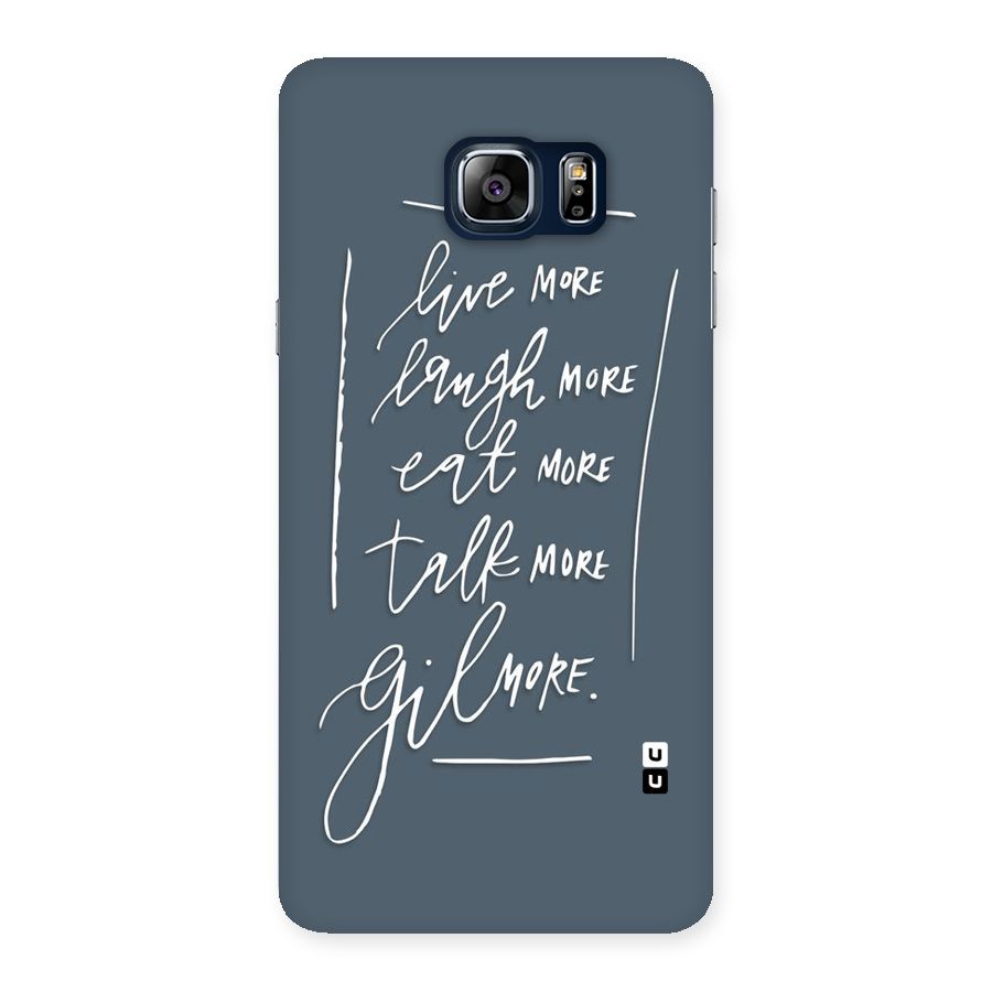 Live Laugh More Back Case for Galaxy Note 5