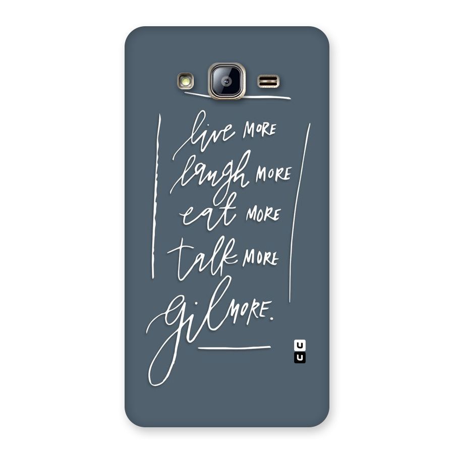 Live Laugh More Back Case for Galaxy On5