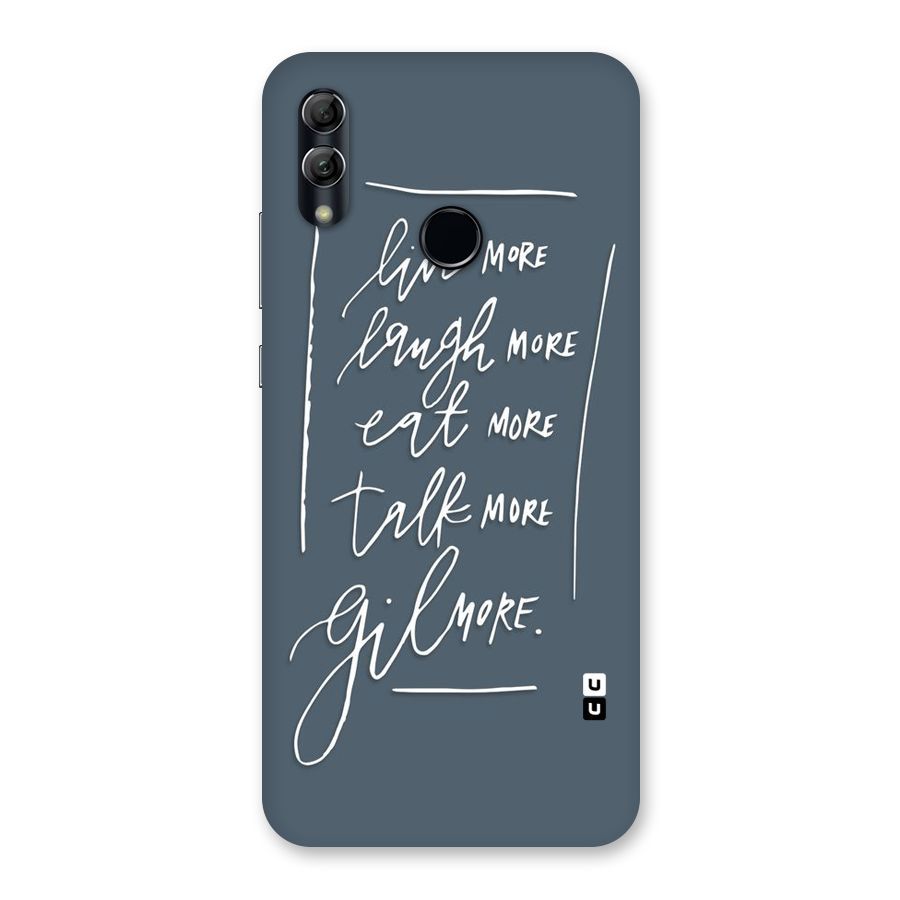 Live Laugh More Back Case for Honor 10 Lite