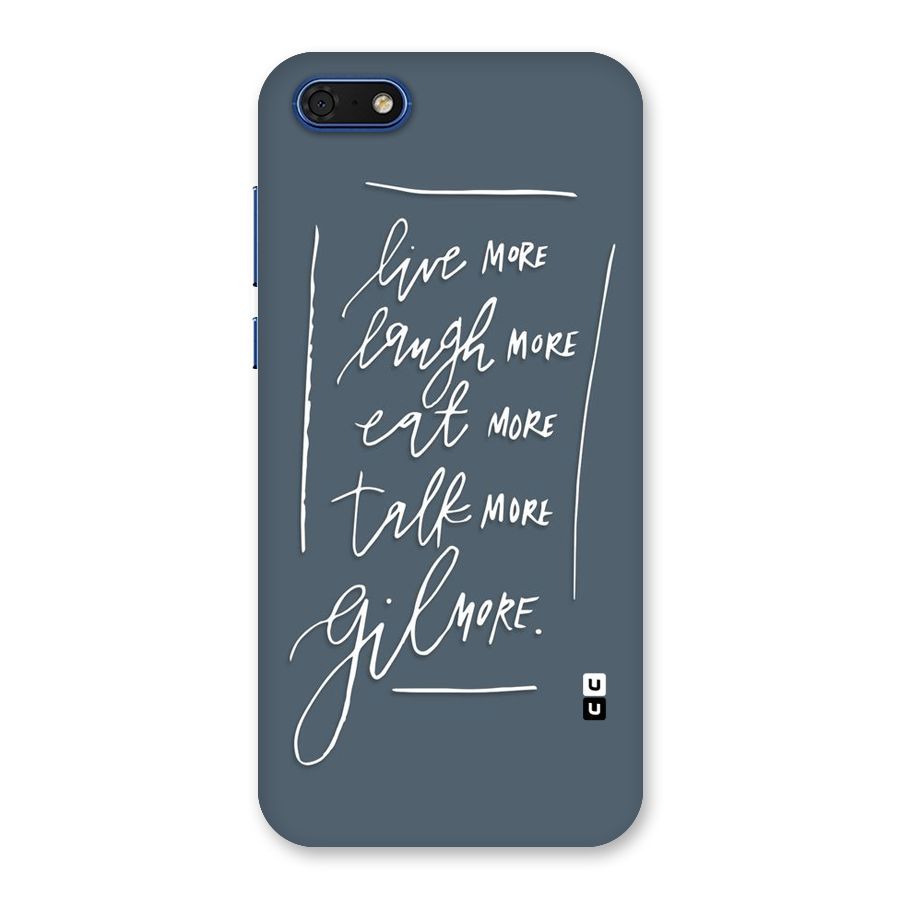 Live Laugh More Back Case for Honor 7s