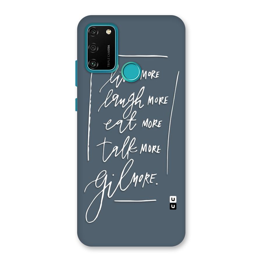 Live Laugh More Back Case for Honor 9A