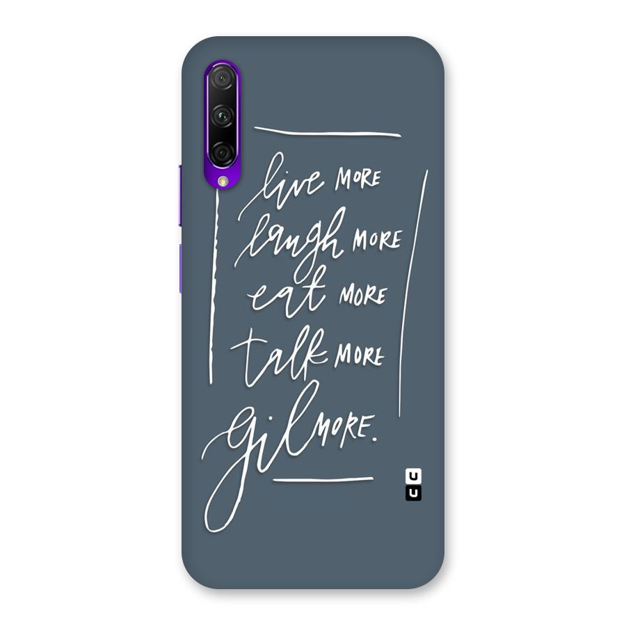 Live Laugh More Back Case for Honor 9X Pro