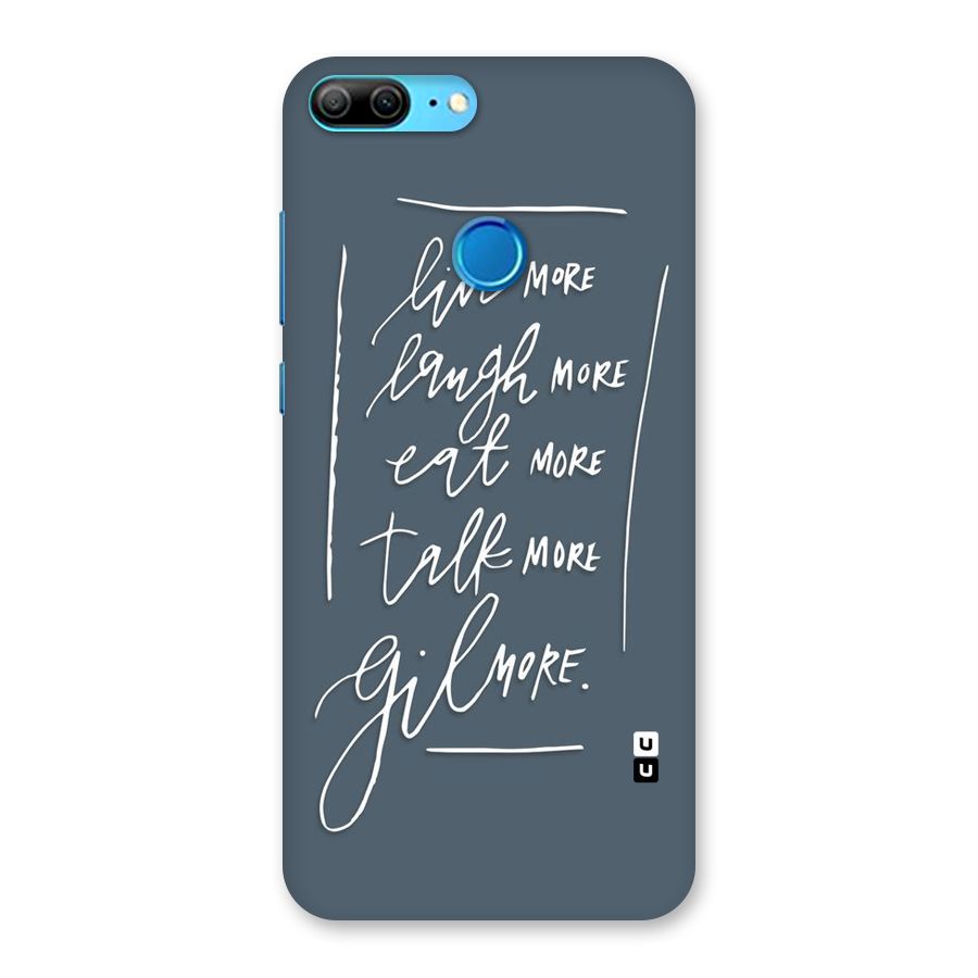 Live Laugh More Back Case for Honor 9 Lite