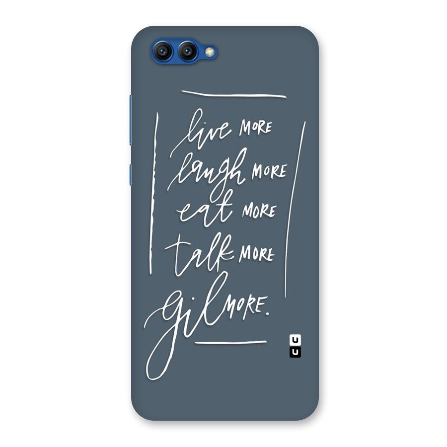 Live Laugh More Back Case for Honor View 10