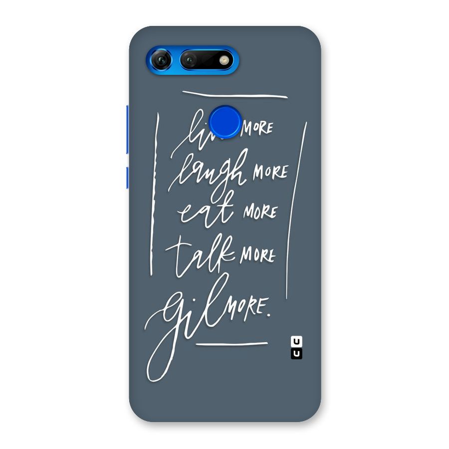 Live Laugh More Back Case for Honor View 20