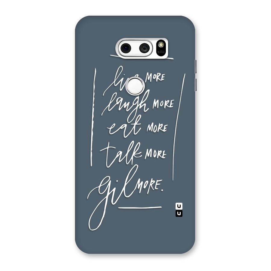 Live Laugh More Back Case for LG V30