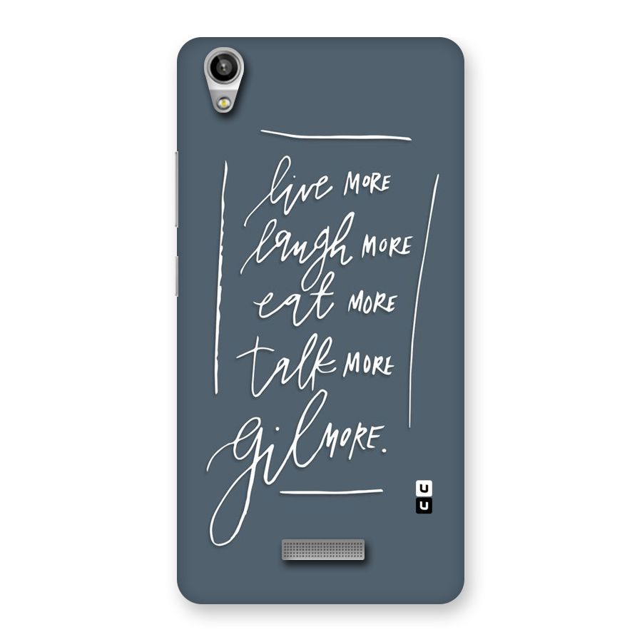 Live Laugh More Back Case for Lava-Pixel-V1