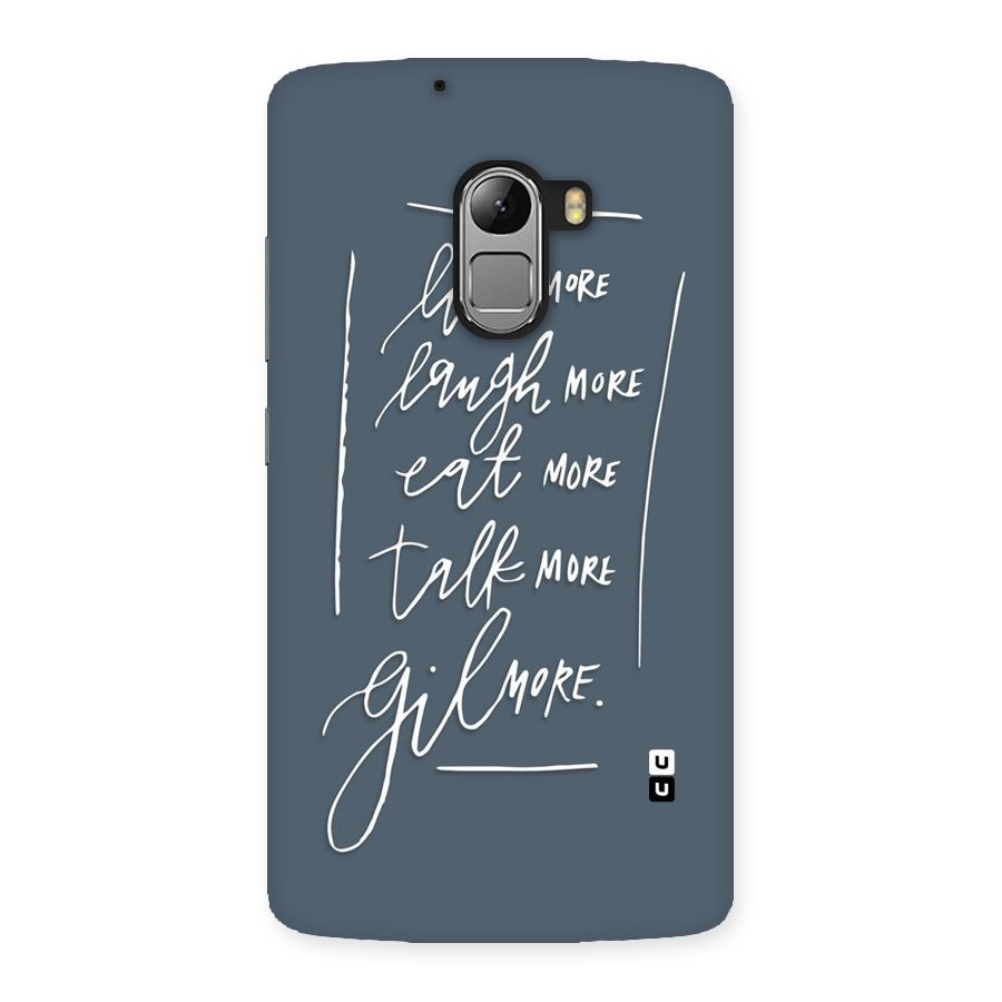 Live Laugh More Back Case for Lenovo K4 Note