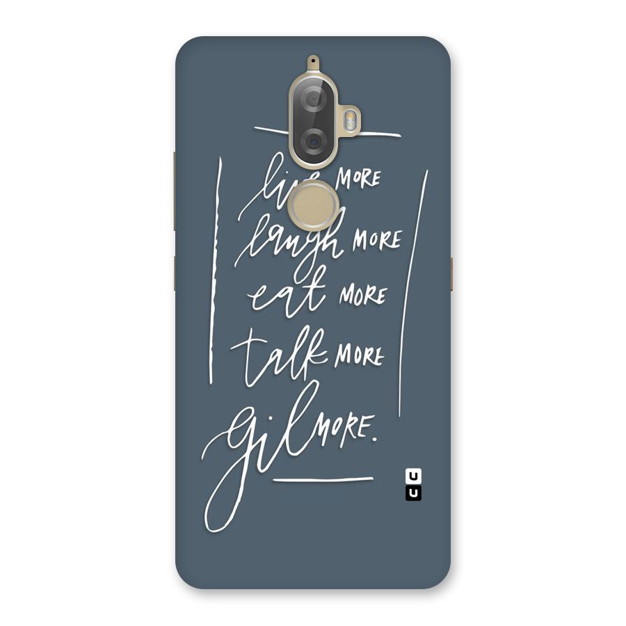 Live Laugh More Back Case for Lenovo K8 Plus