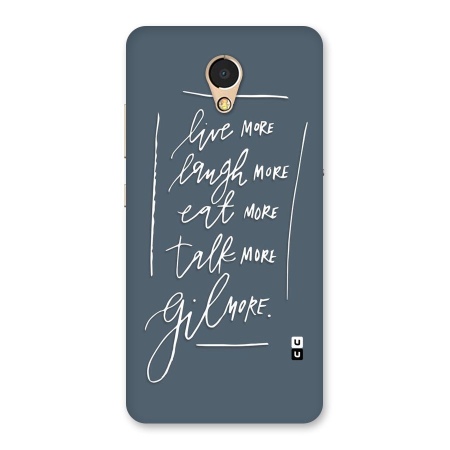 Live Laugh More Back Case for Lenovo P2