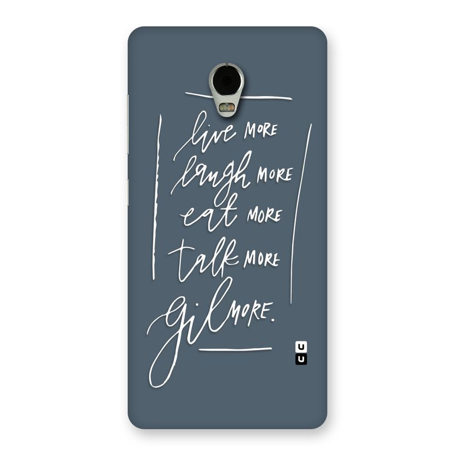 Live Laugh More Back Case for Lenovo Vibe P1