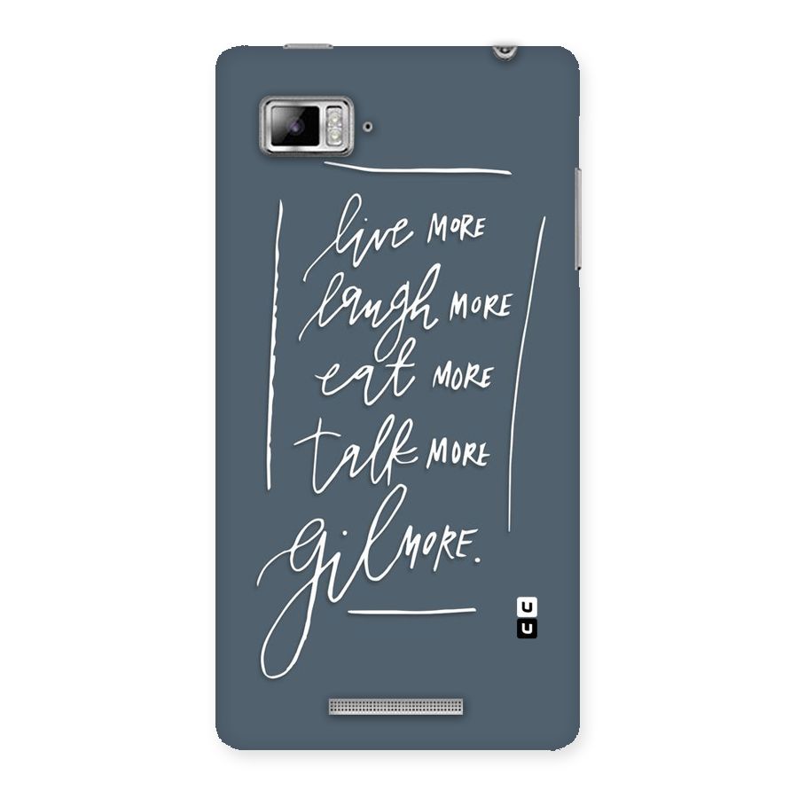 Live Laugh More Back Case for Lenovo Vibe Z K910
