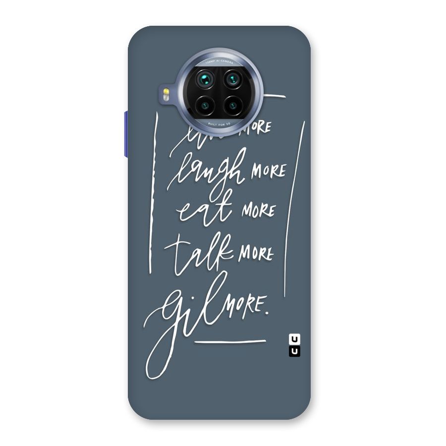 Live Laugh More Back Case for Mi 10i