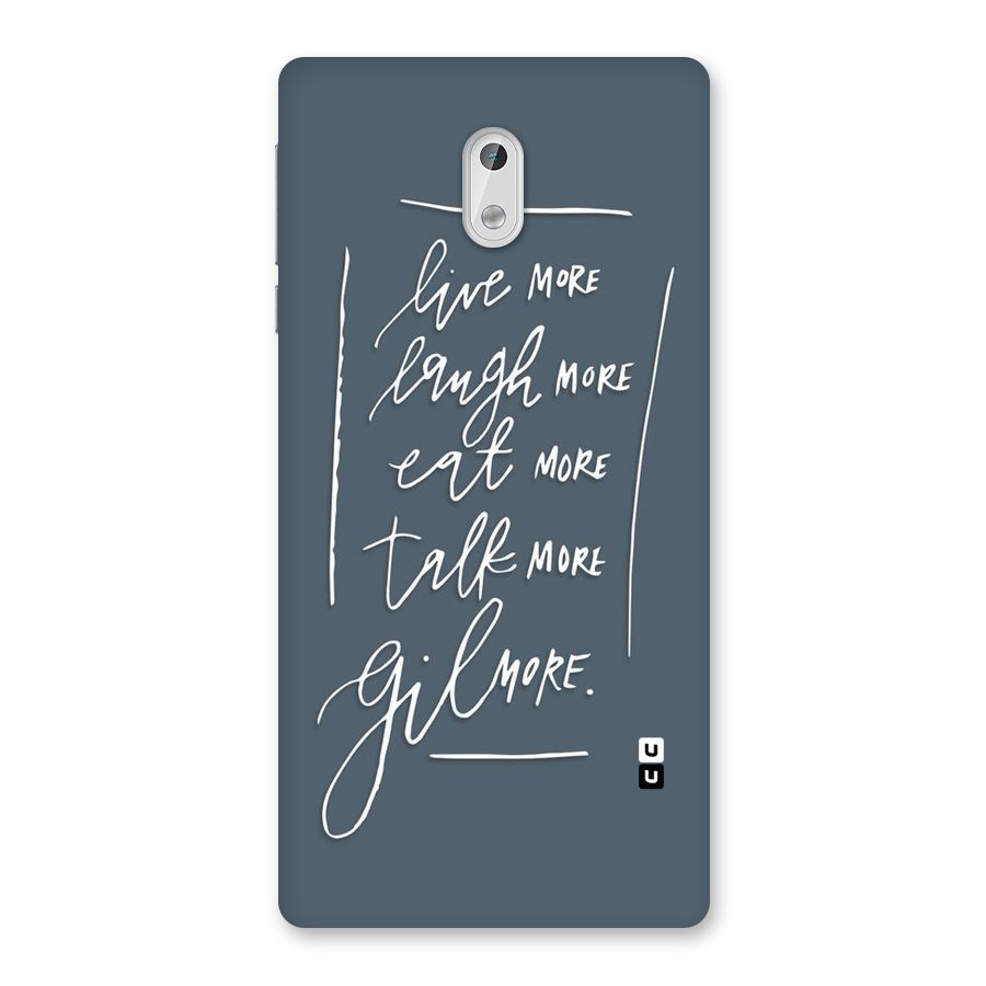 Live Laugh More Back Case for Nokia 3