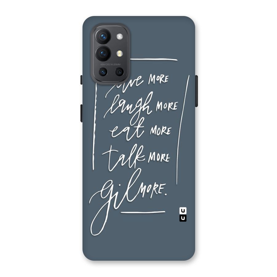 Live Laugh More Back Case for OnePlus 9R