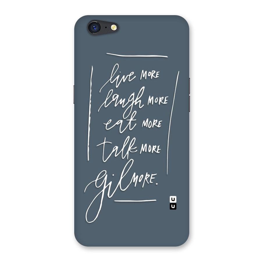 Live Laugh More Back Case for Oppo A71
