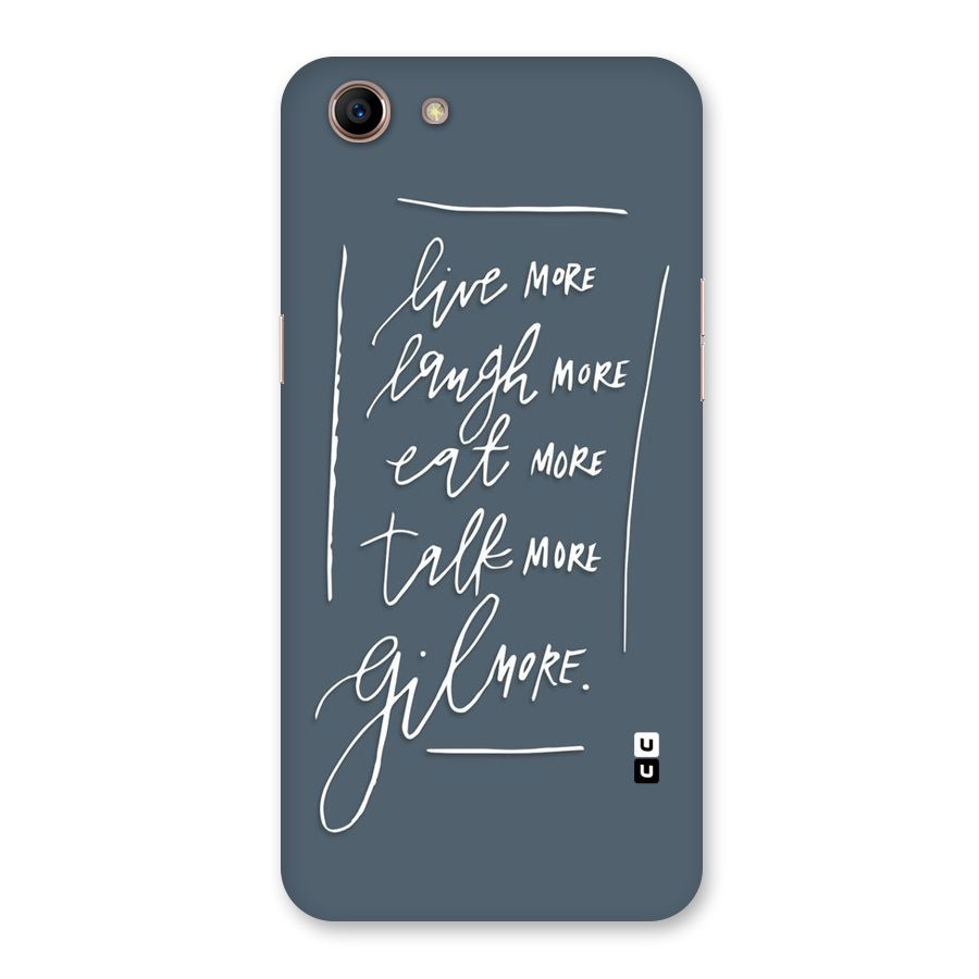 Live Laugh More Back Case for Oppo A83 (2018)