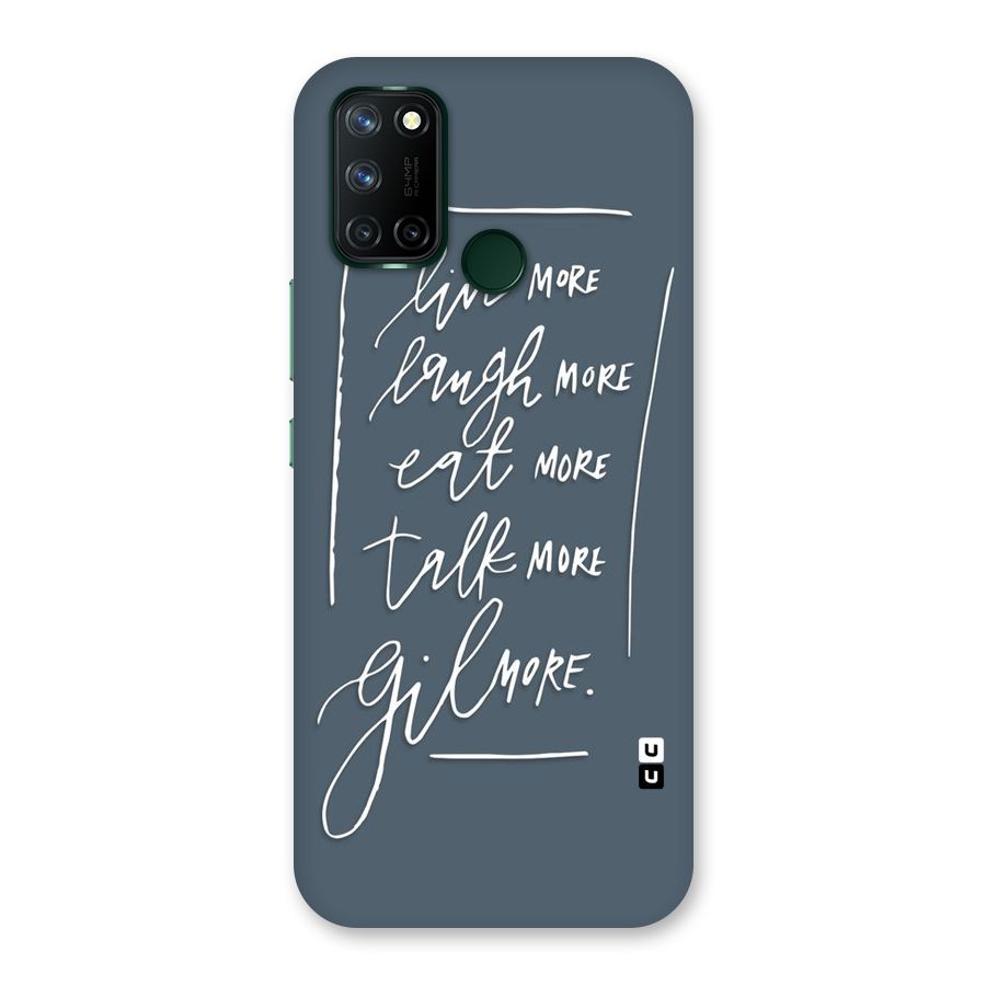 Live Laugh More Back Case for Realme 7i