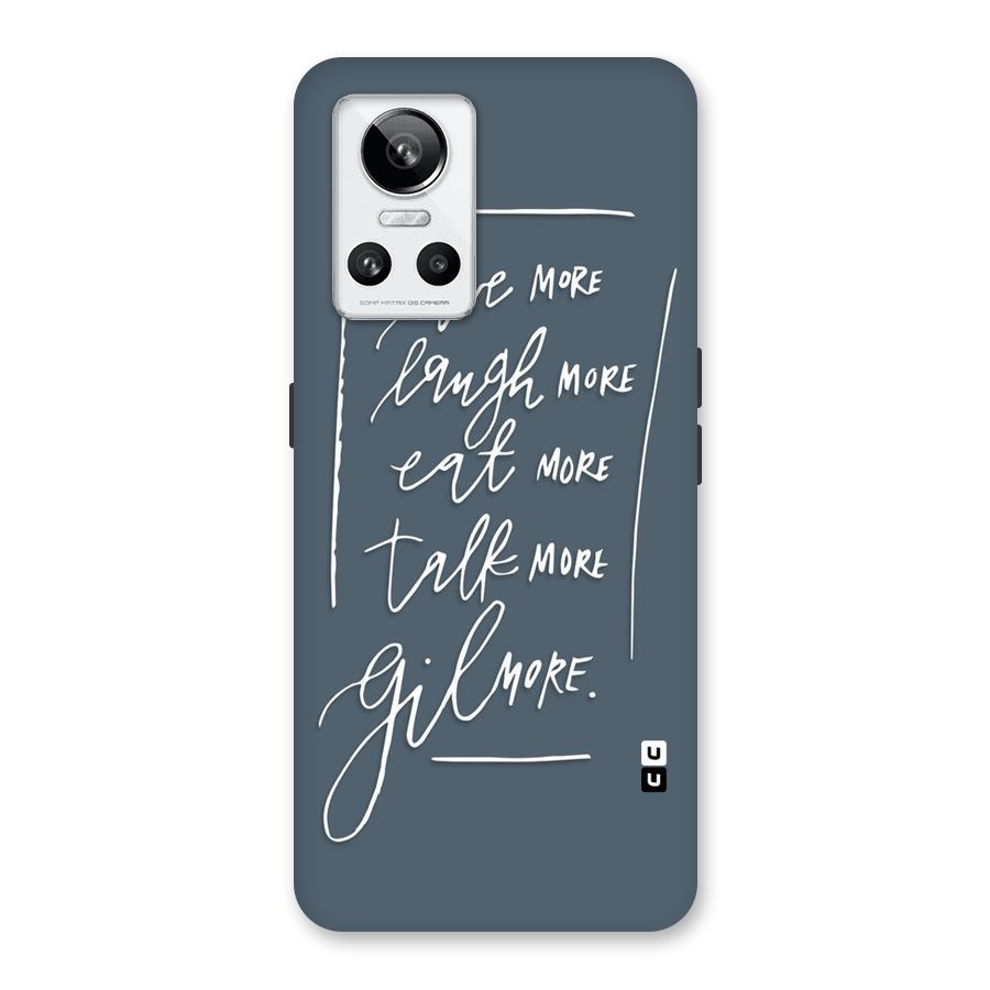 Live Laugh More Back Case for Realme GT Neo 3