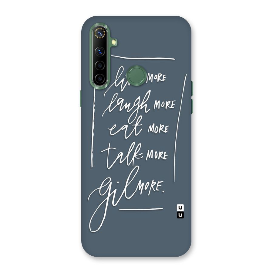 Live Laugh More Back Case for Realme Narzo 10