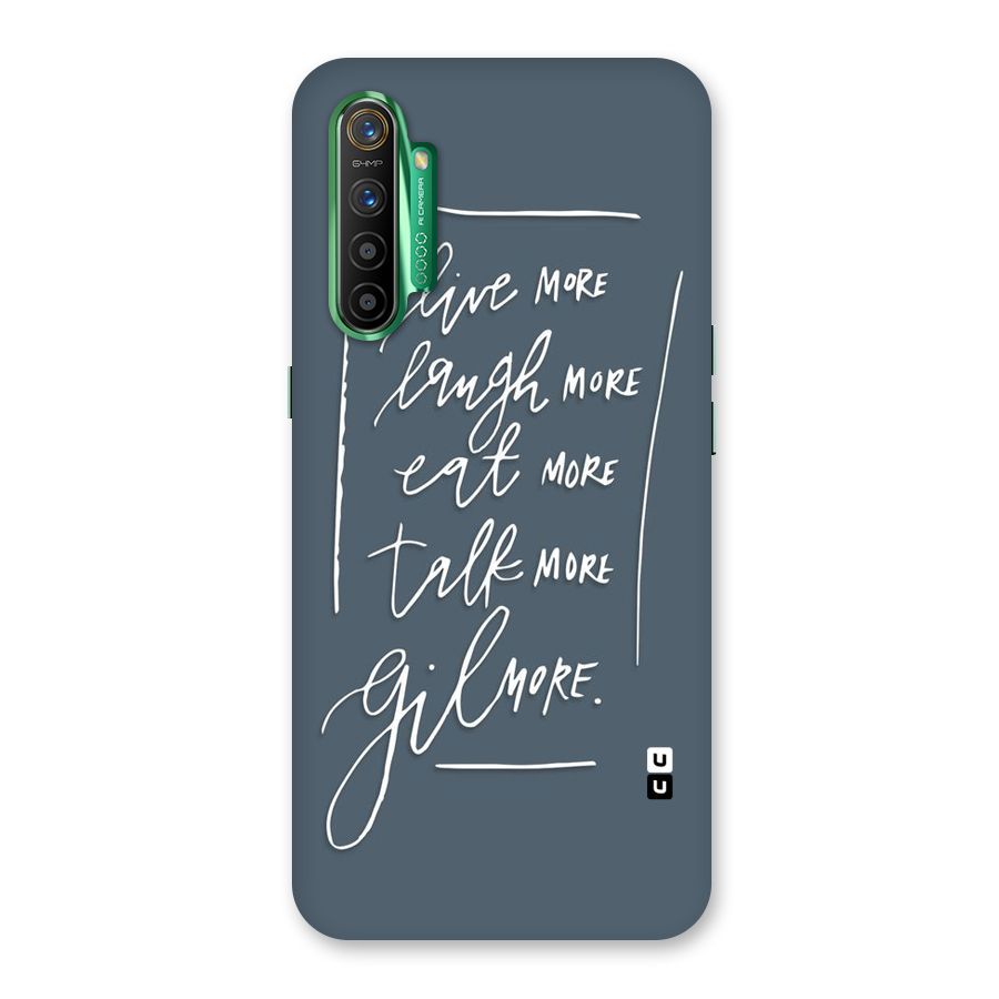 Live Laugh More Back Case for Realme X2