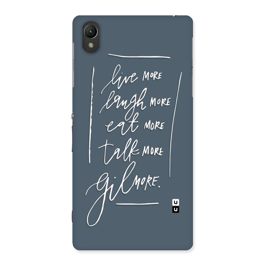 Live Laugh More Back Case for Sony Xperia Z2