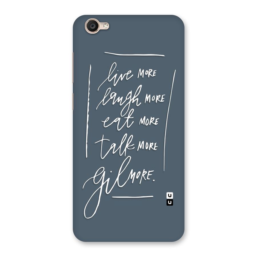 Live Laugh More Back Case for Vivo Y55s