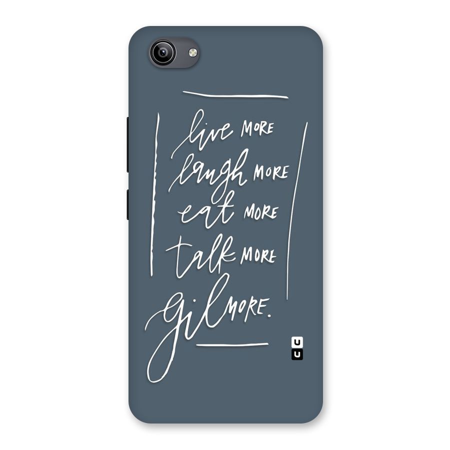 Live Laugh More Back Case for Vivo Y81i