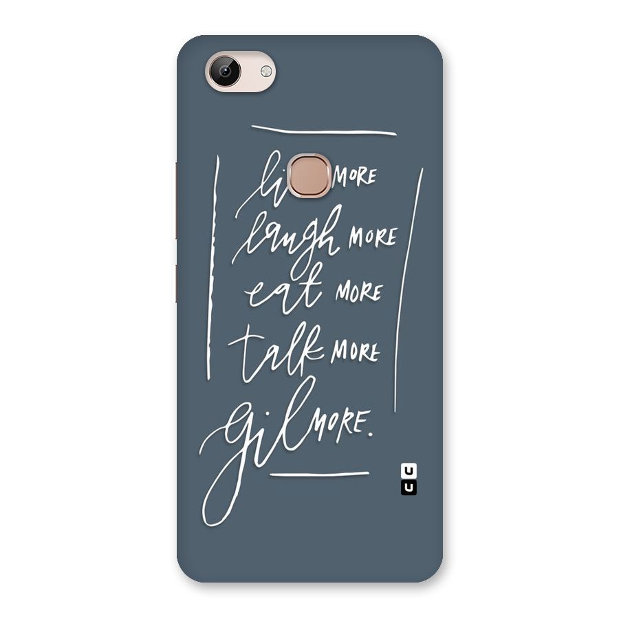 Live Laugh More Back Case for Vivo Y83
