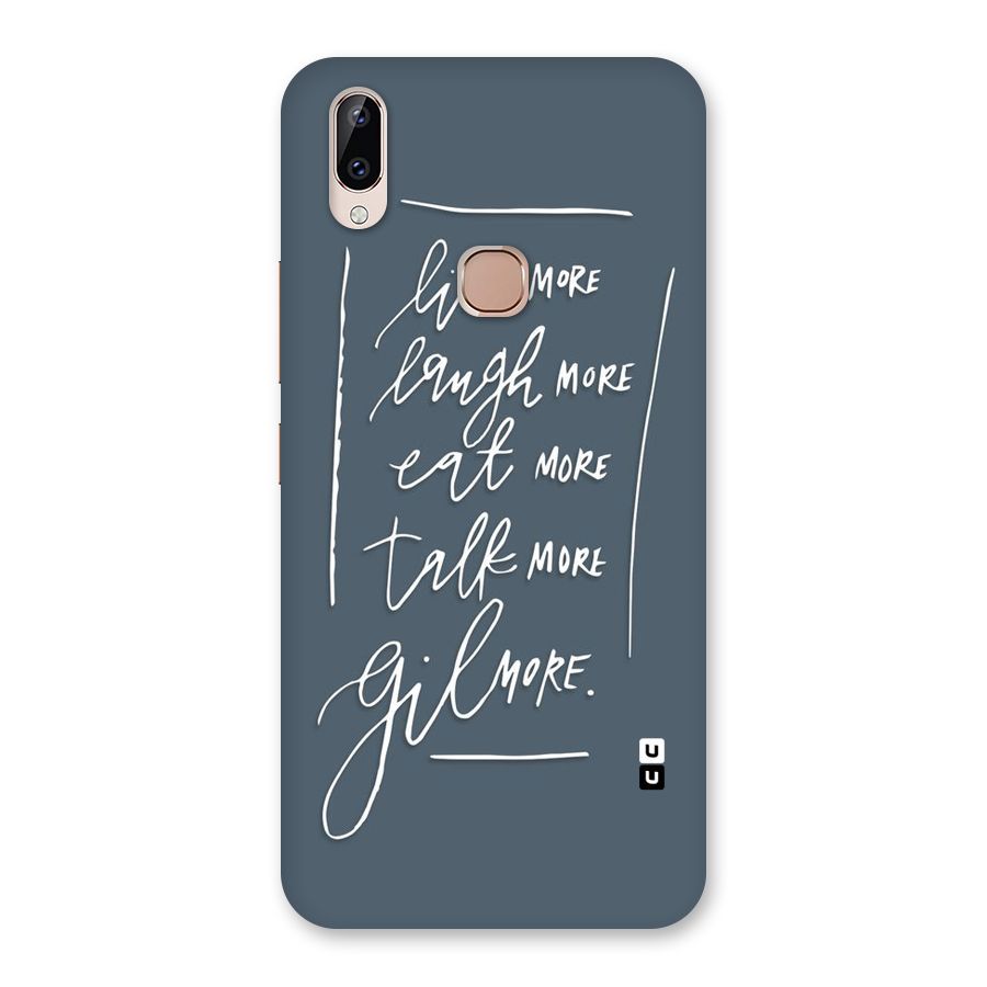 Live Laugh More Back Case for Vivo Y83 Pro