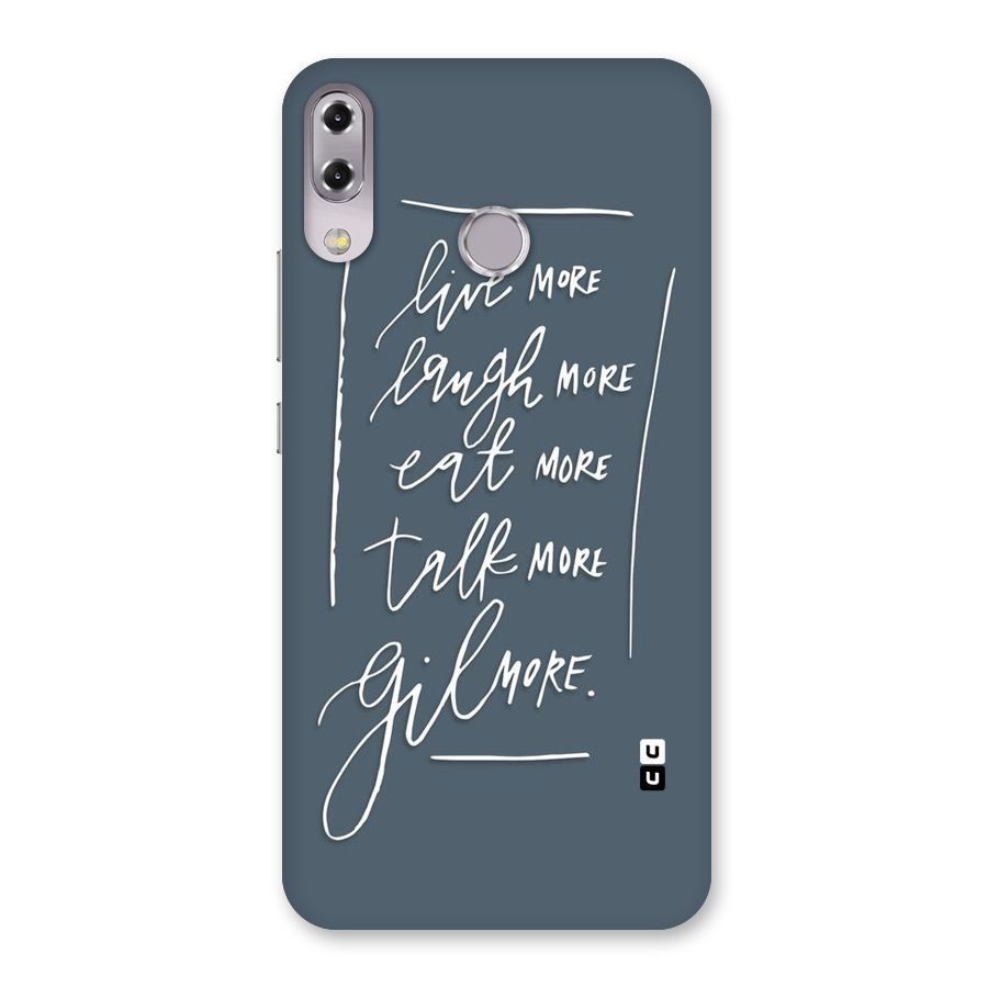 Live Laugh More Back Case for Zenfone 5Z
