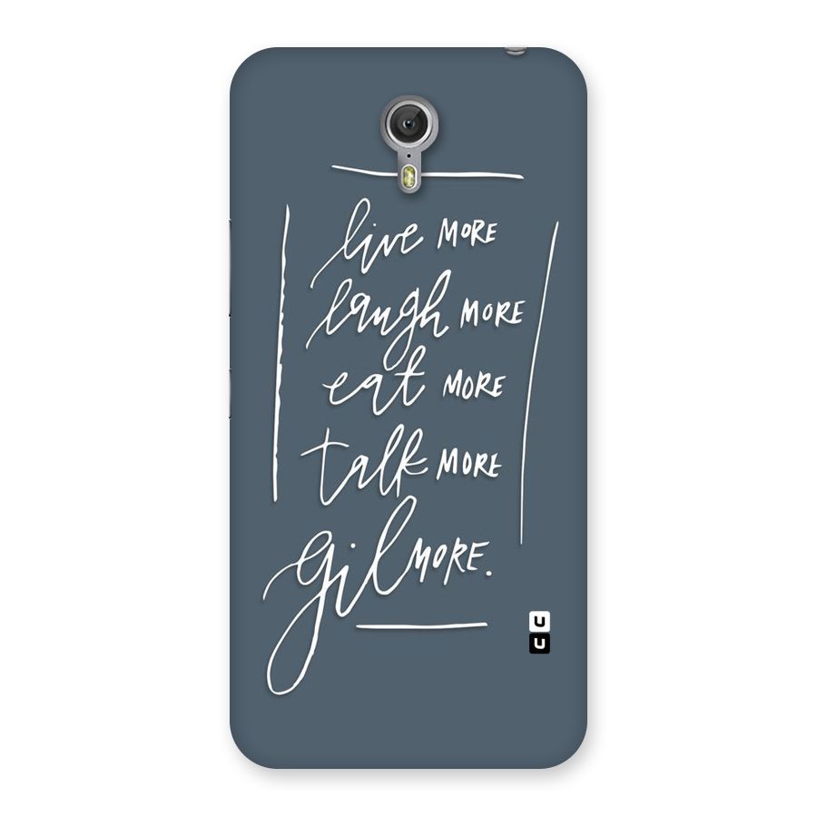 Live Laugh More Back Case for Zuk Z1