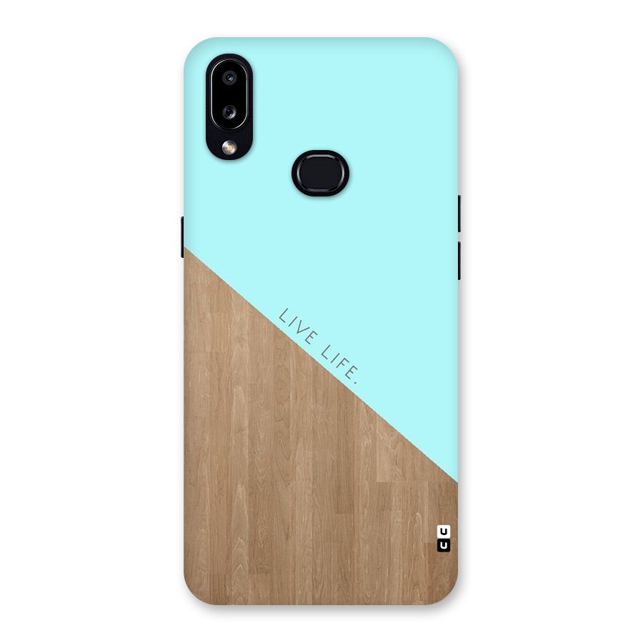 Live Life Back Case for Galaxy A10s