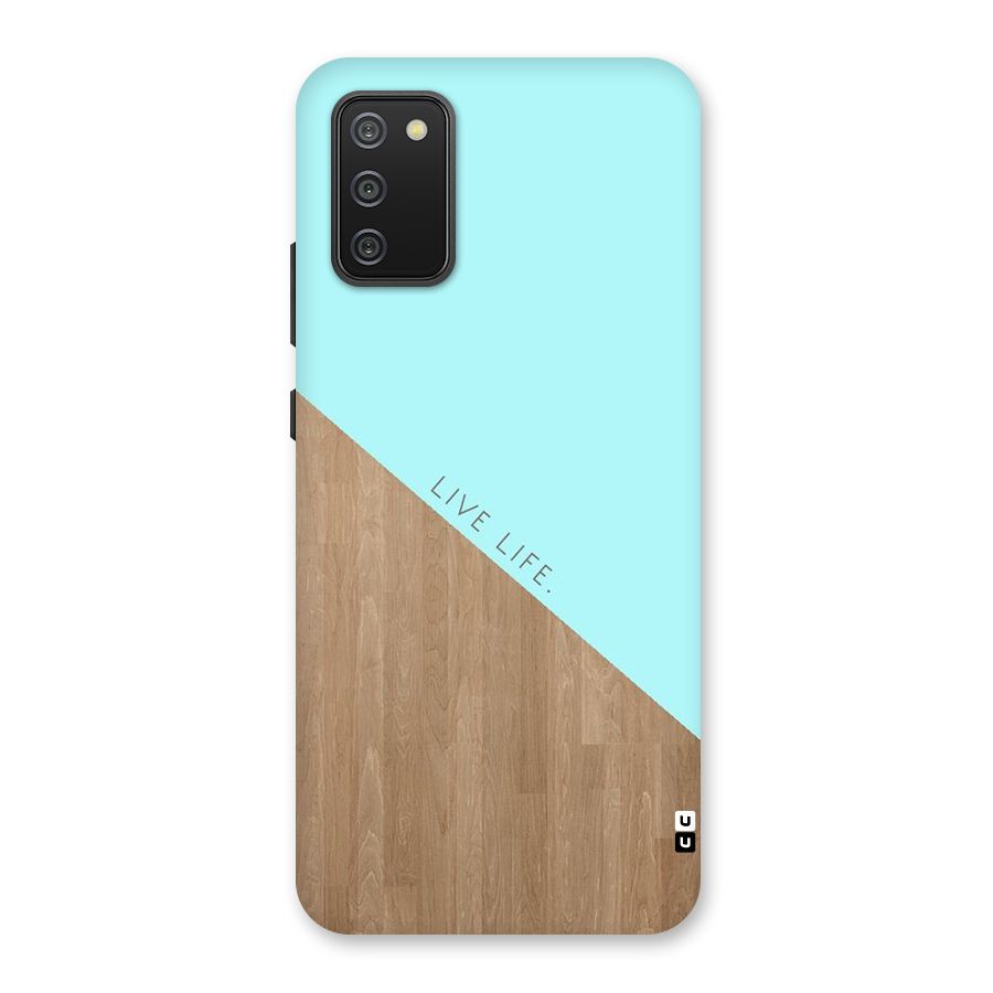 Live Life Back Case for Galaxy M02s