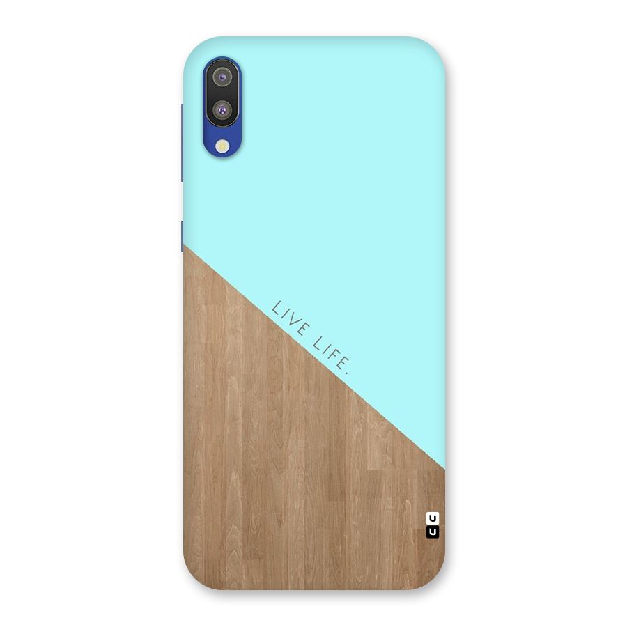 Live Life Back Case for Galaxy M10