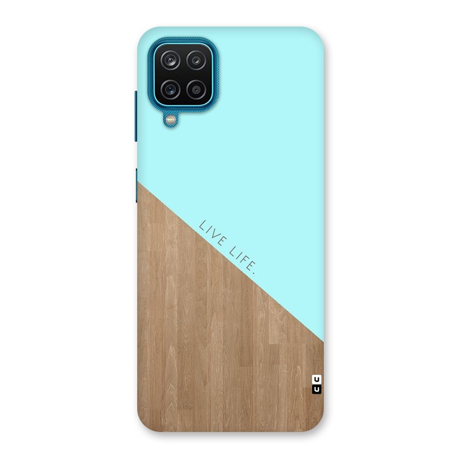 Live Life Back Case for Galaxy M12