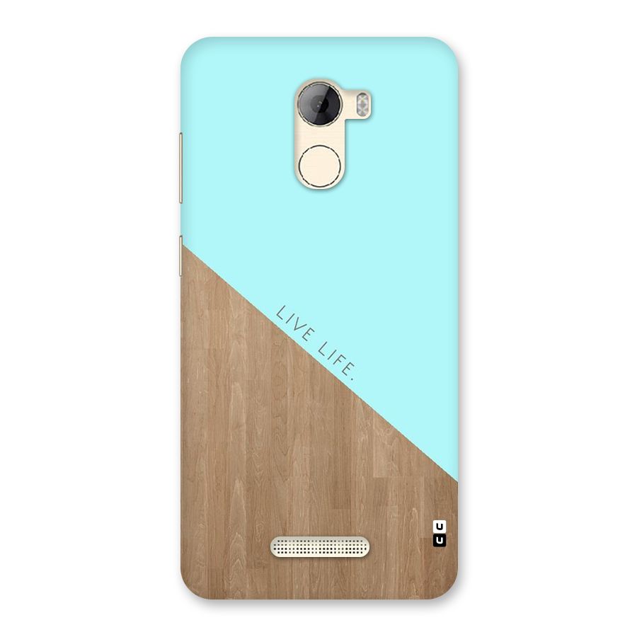 Live Life Back Case for Gionee A1 LIte