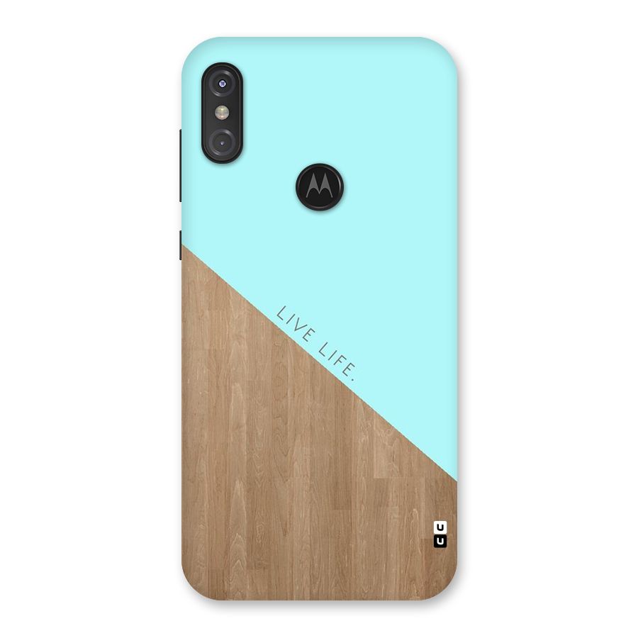 Live Life Back Case for Motorola One Power
