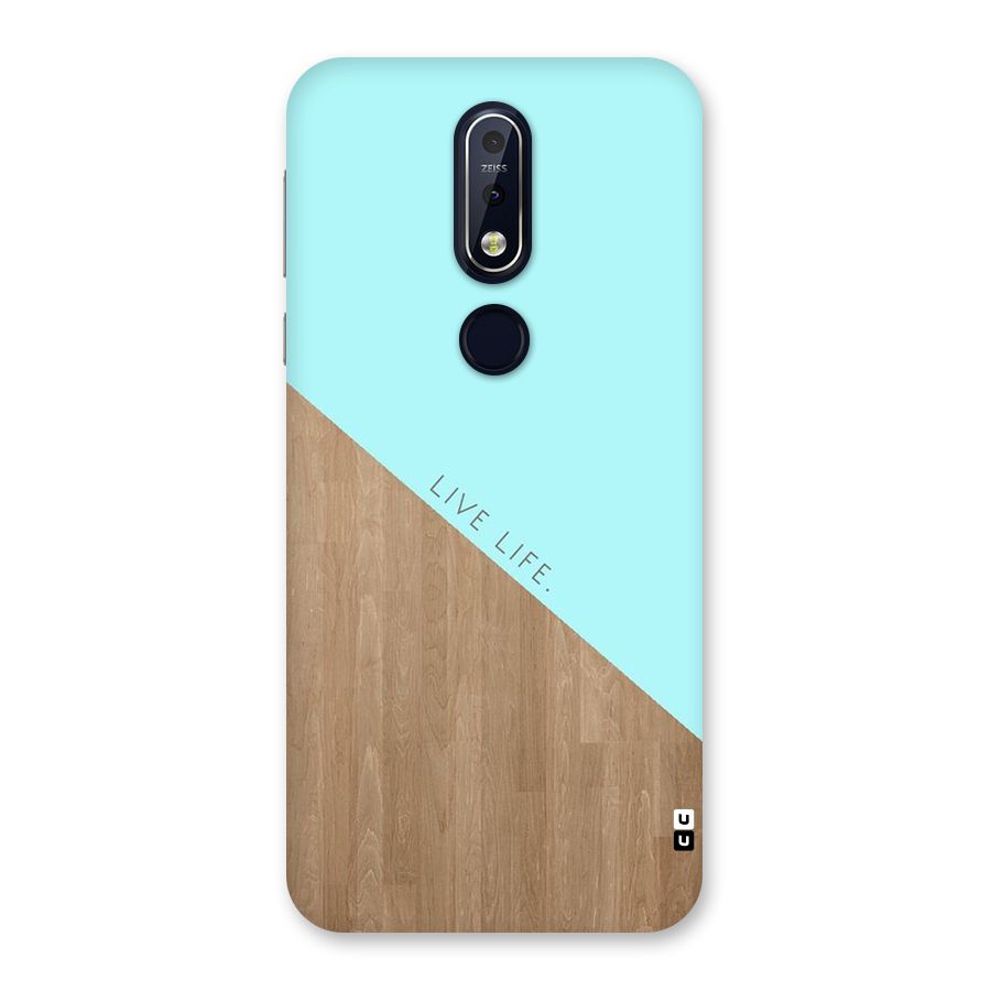 Live Life Back Case for Nokia 7.1