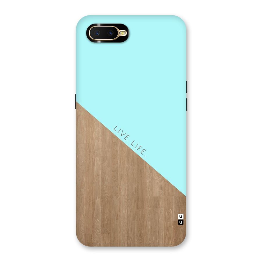 Live Life Back Case for Oppo K1