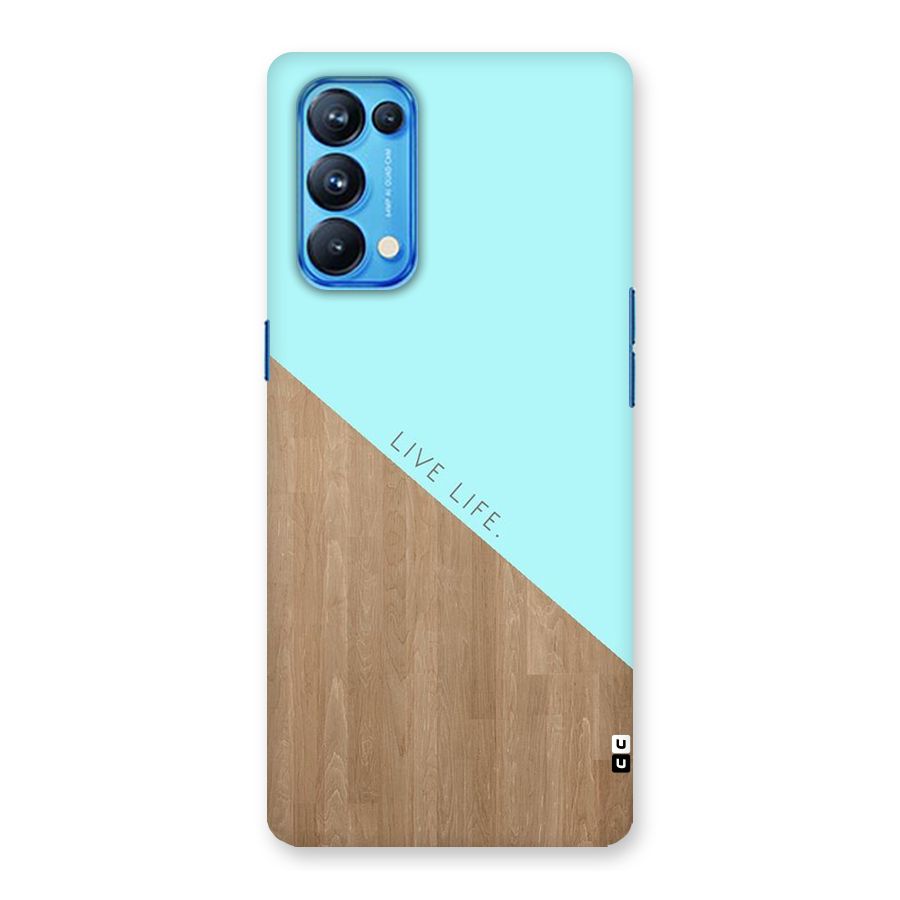 Live Life Back Case for Oppo Reno5 Pro 5G