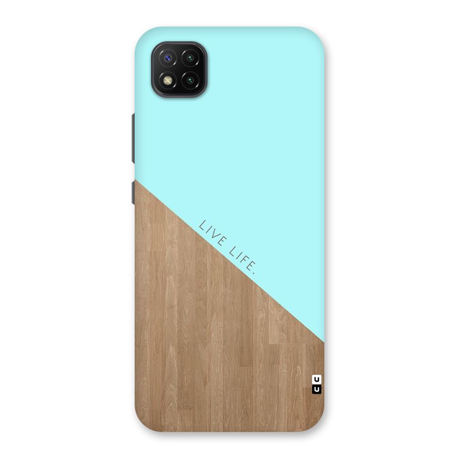 Live Life Back Case for Poco C3